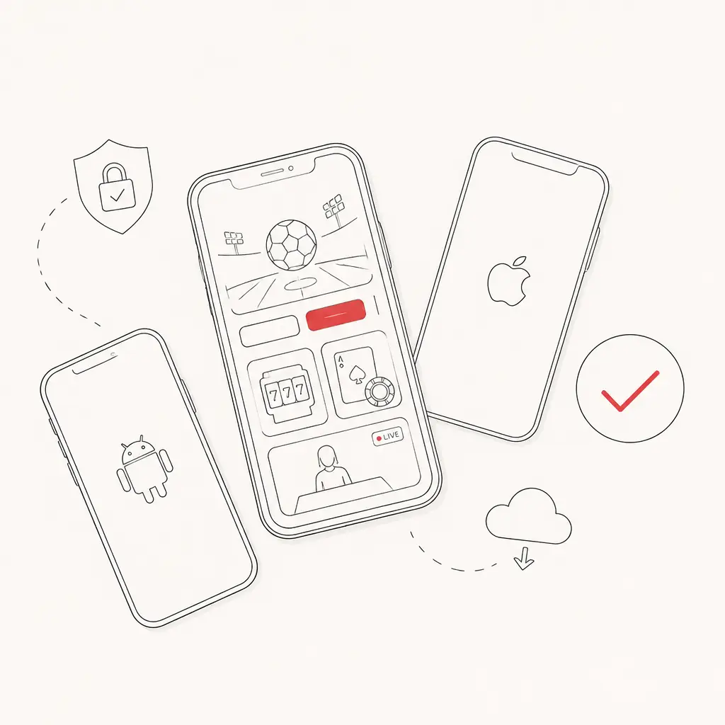 Rabona app visual guide for Rabona Casino